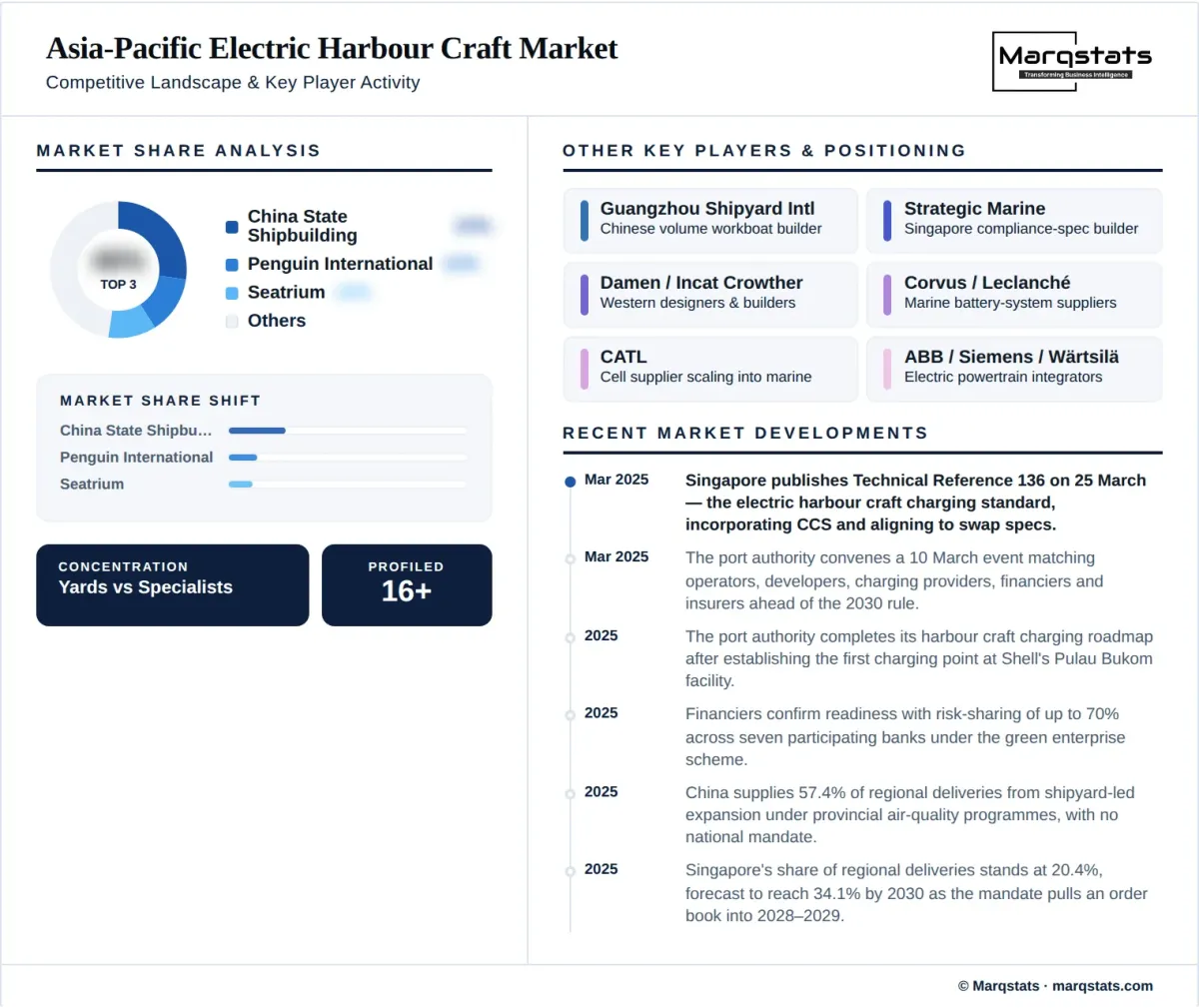 Asia Pacific Electric Harbour Craft Market Competitive Landscape Infographic