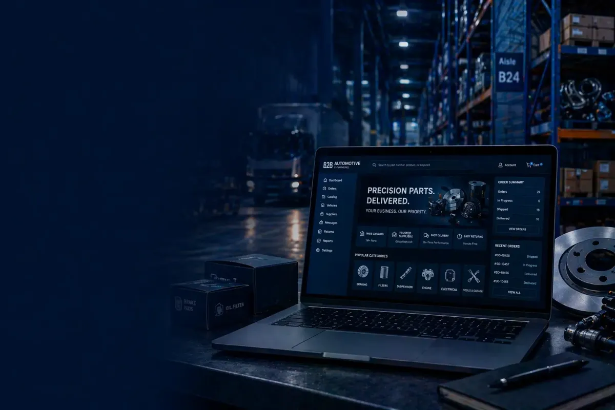 Automotive B2B E-Commerce Market Report 2026–2030 — Cover