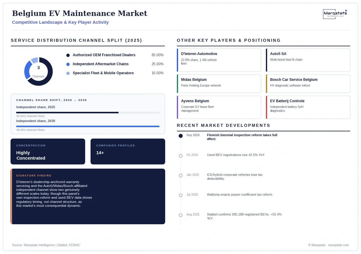 Belgium EV Maintenance Market Competitive Landscape Infographic 20260927152841