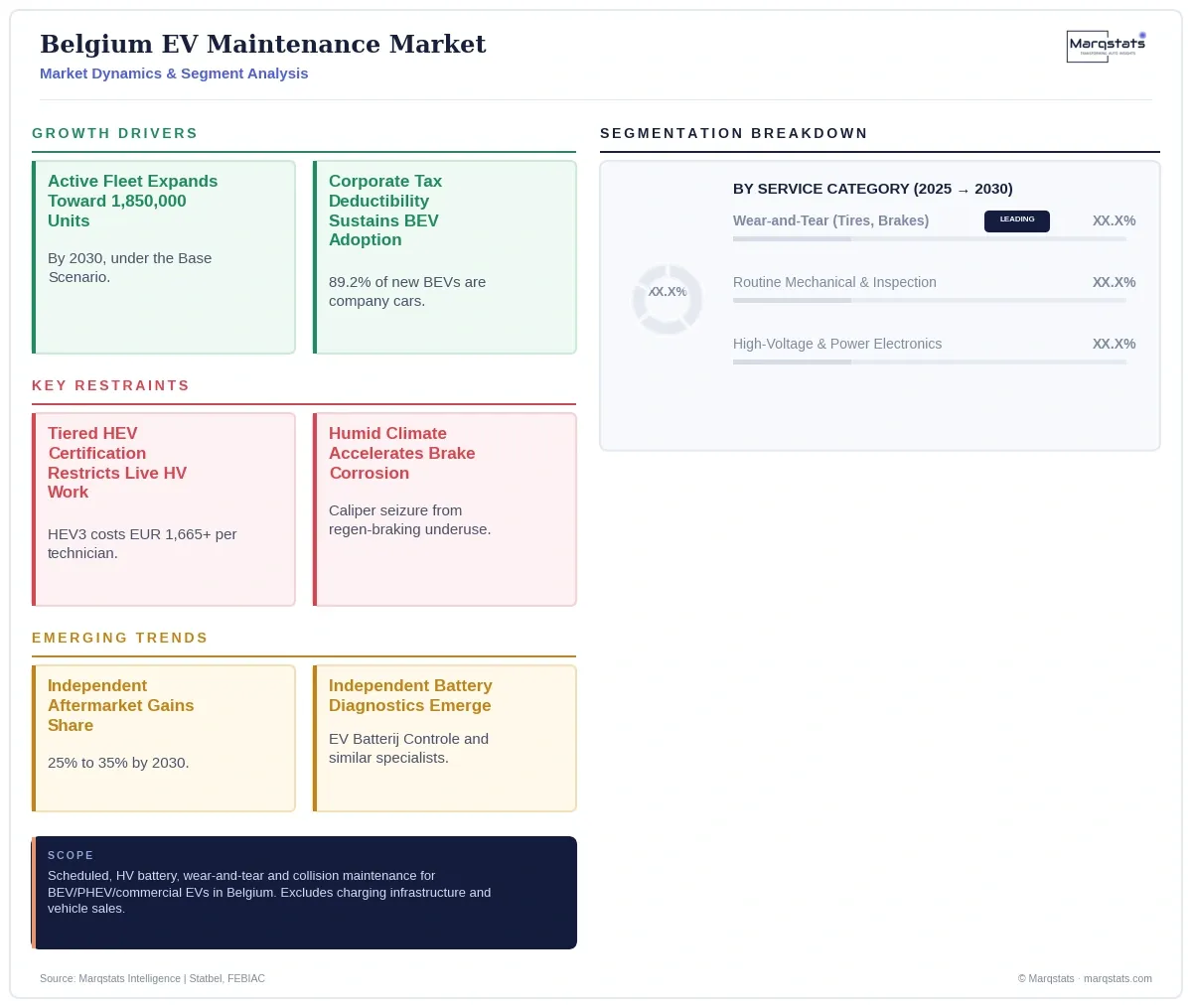 Belgium EV Maintenance Market Dynamics Segment Analysis Infographic 20260927152841