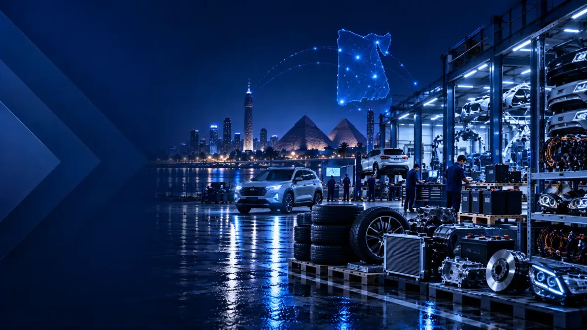 Egypt Automotive Components Market Size, Share & Forecast 2026–2030 — Cover