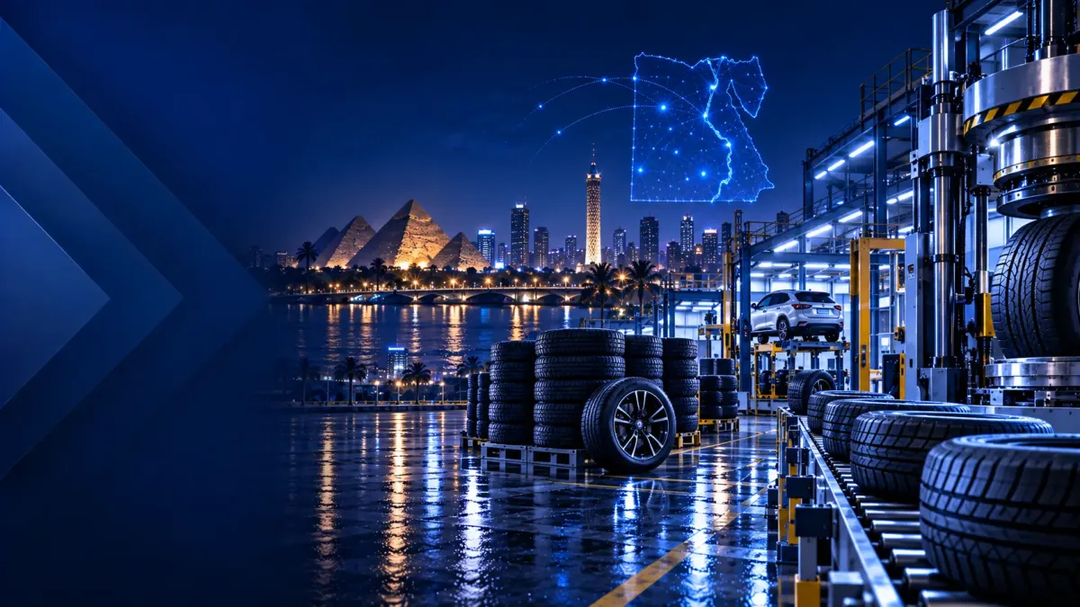 Egypt Automotive Tire Manufacturing Market Size, Share & Forecast 2026–2030 — Cover