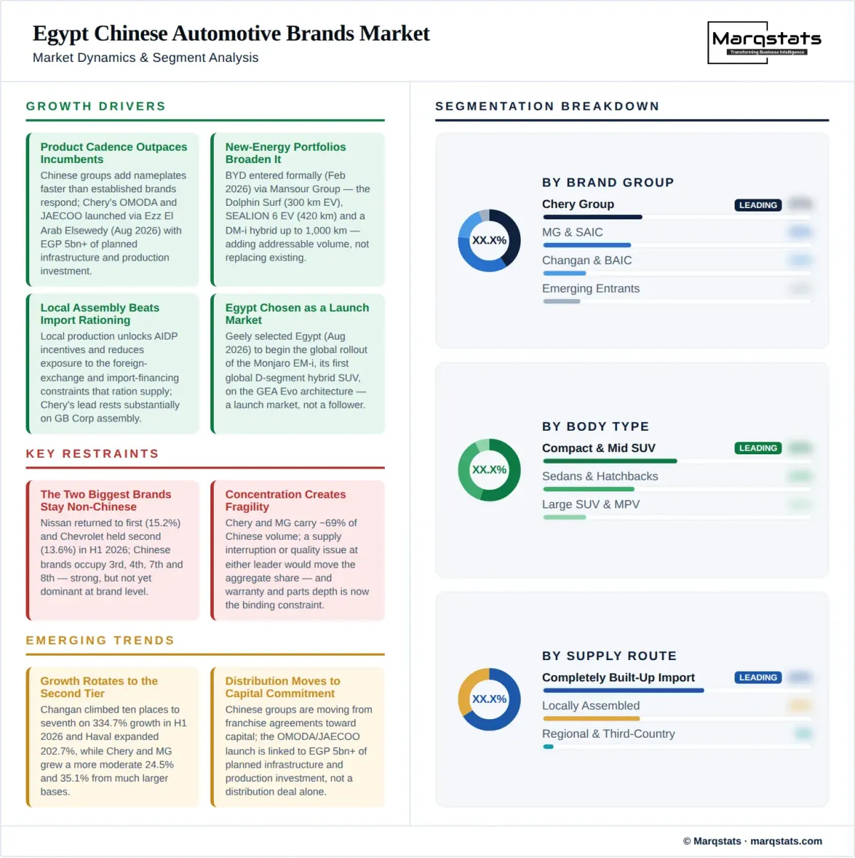 Egypt Chinese Automotive Brands Market Dynamics Segment Analysis Infographic