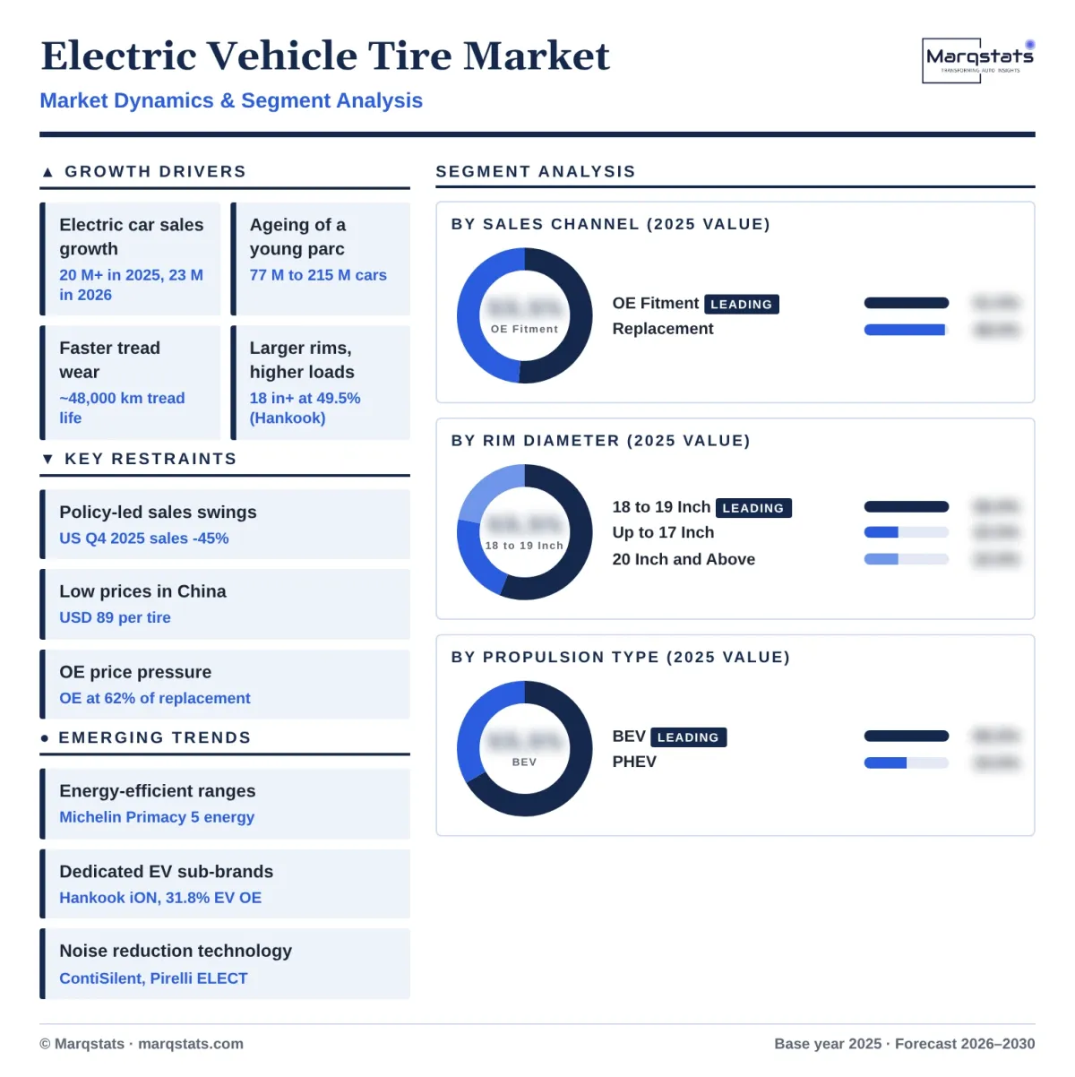 Electric Vehicle Tire Market Dynamics Segment Analysis Infographic 20261017