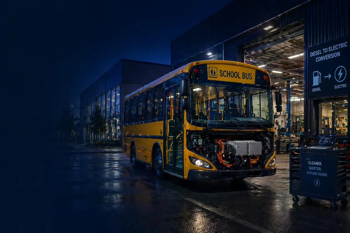 Europe Electric School Bus Conversion Market Report 2026–2030 — Cover