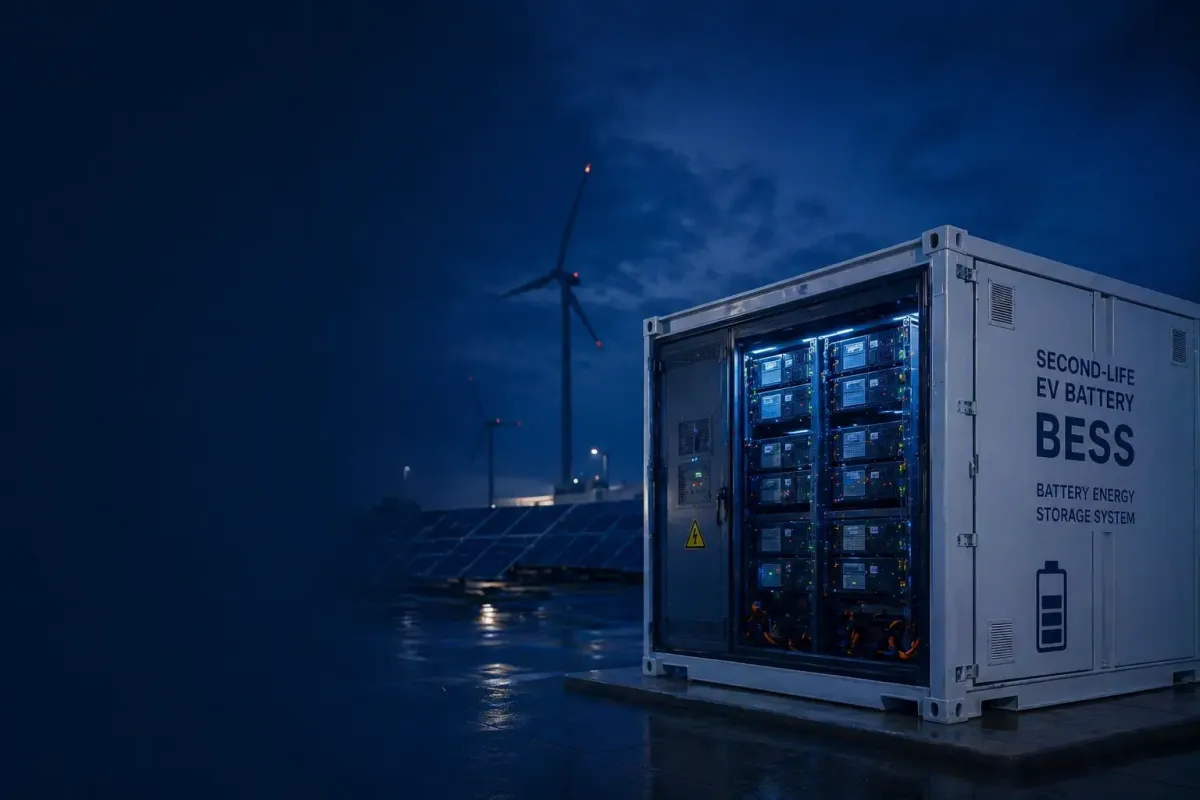 Europe Second-Life EV Battery Energy Storage Market Report 2026–2030 — Cover