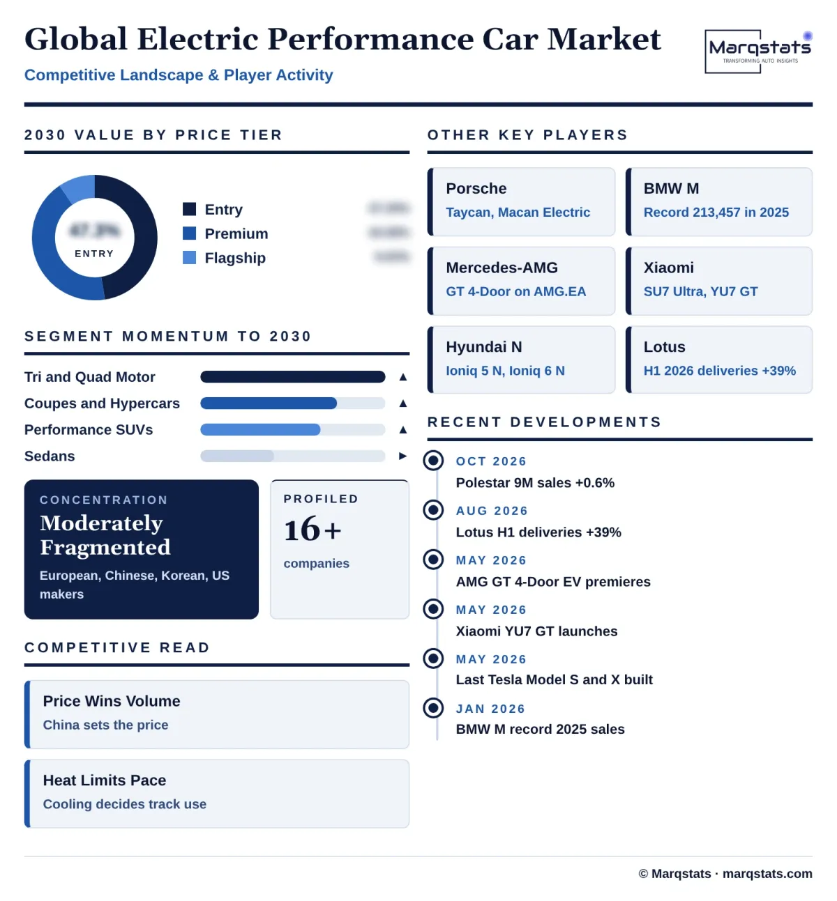 Global Electric Performance Car Market Competitive Landscape Infographic 20261021150000