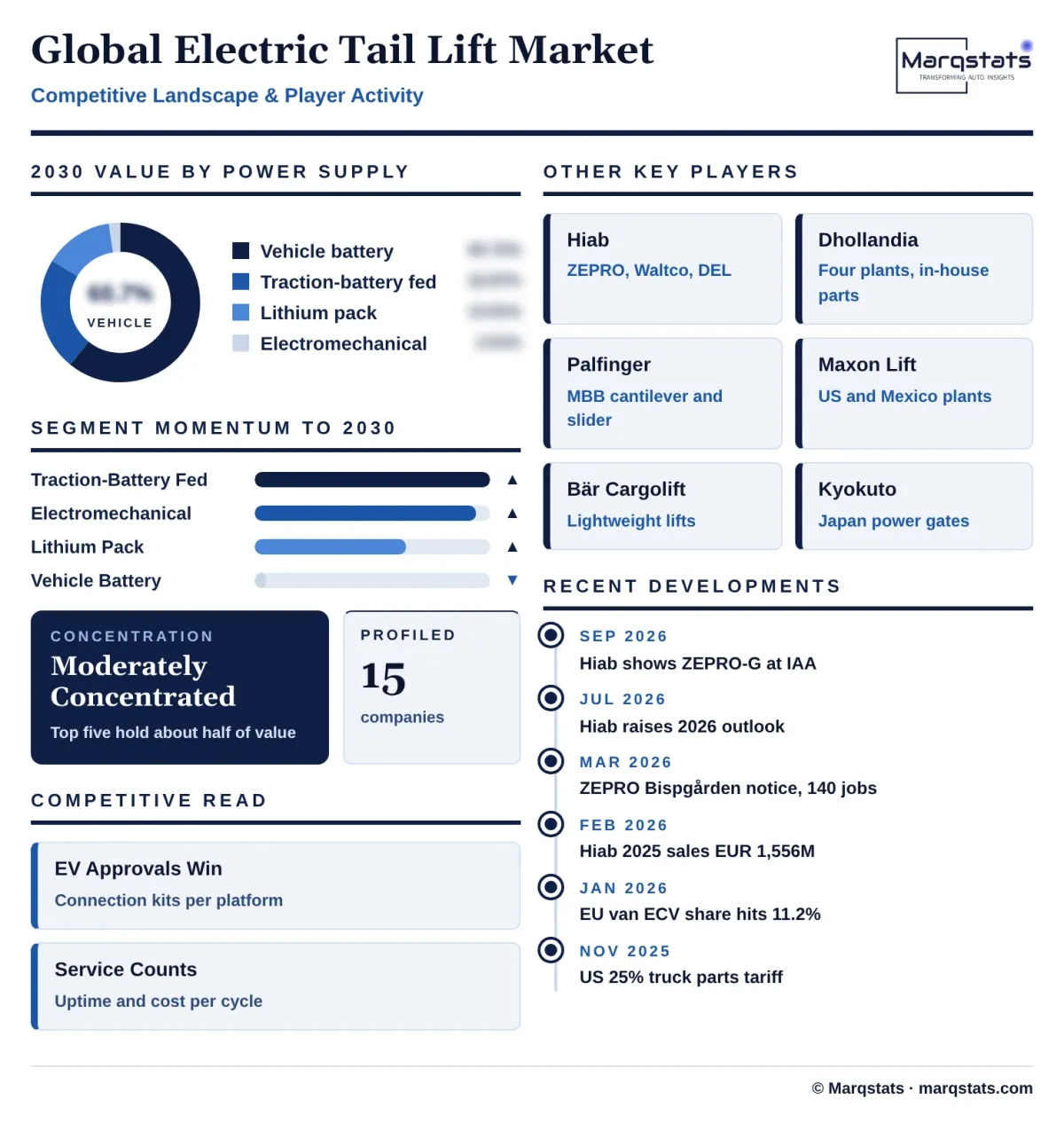 Global Electric Tail Lift Market Competitive Landscape Infographic 20261025210400