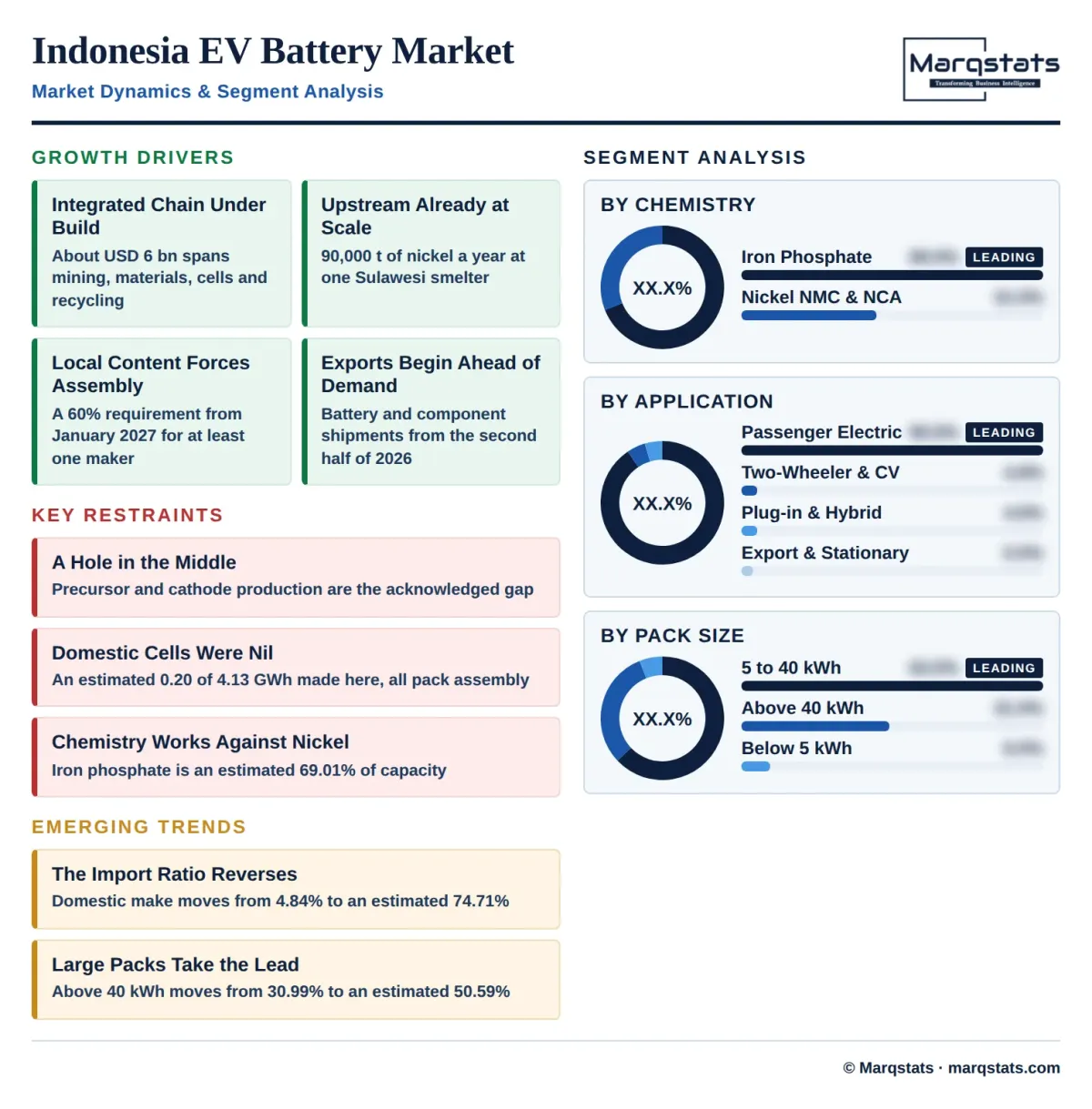 Indonesia EV Battery Market Dynamics Segment Analysis Infographic