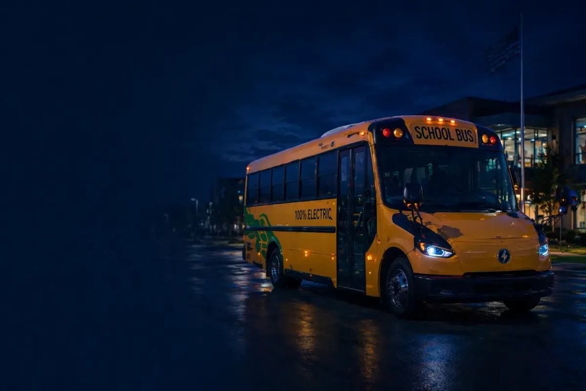North America Electric School Bus Market Report 2026–2030 — Cover