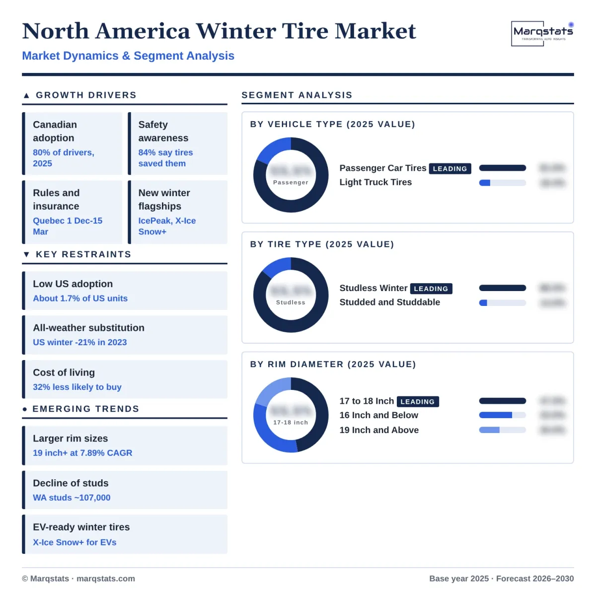North America Winter Tire Market Dynamics Segment Analysis Infographic 20261018