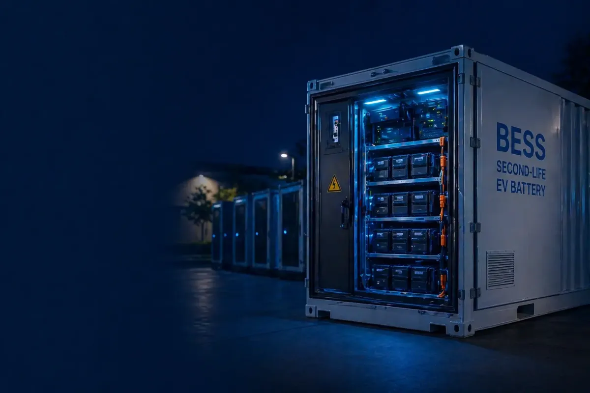 Global Second-Life EV Battery Energy Storage Market Report 2026–2030 — Cover