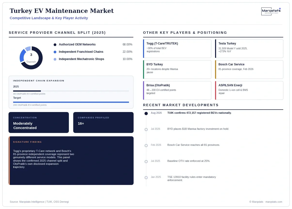 Turkey EV Maintenance Market Competitive Landscape Infographic 20260924054623