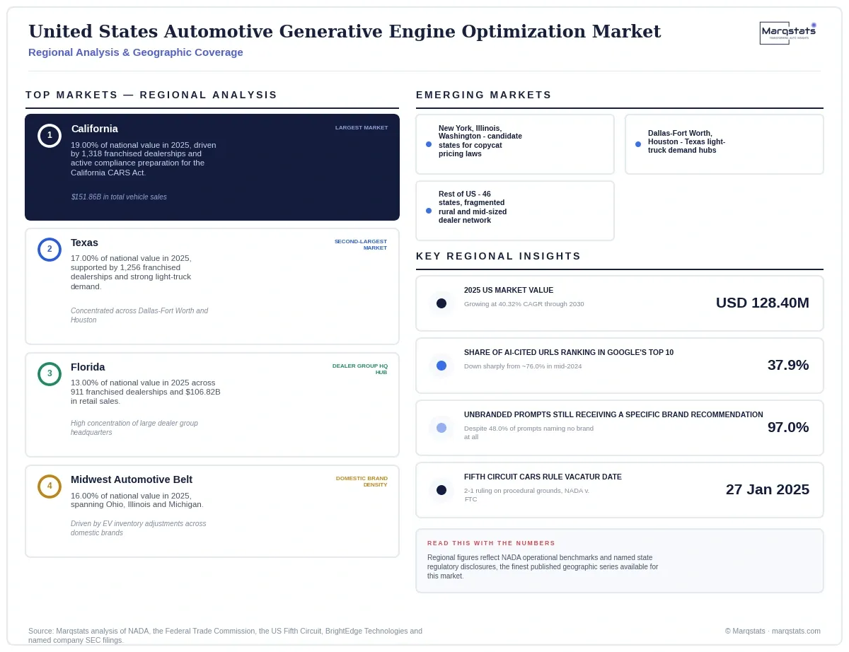 United States Automotive Generative Engine Optimization Market Regional Analysis Infographic 20260917110000 United States Automotive Generative Engine Optimization Market Regional Analysis Infographic 20260917110000