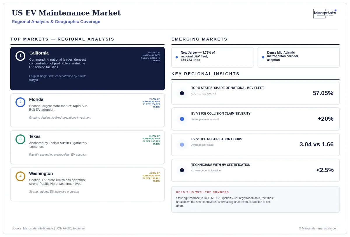 US EV Maintenance Market Regional Analysis Infographic 20260924114352